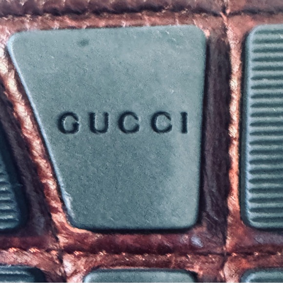 Gucci Driving Loafers dark red oxblood leather in great condition Women’s sz 38 - Picture 7 of 12